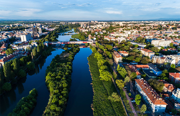 Река Марица, Пловдив, Болгария