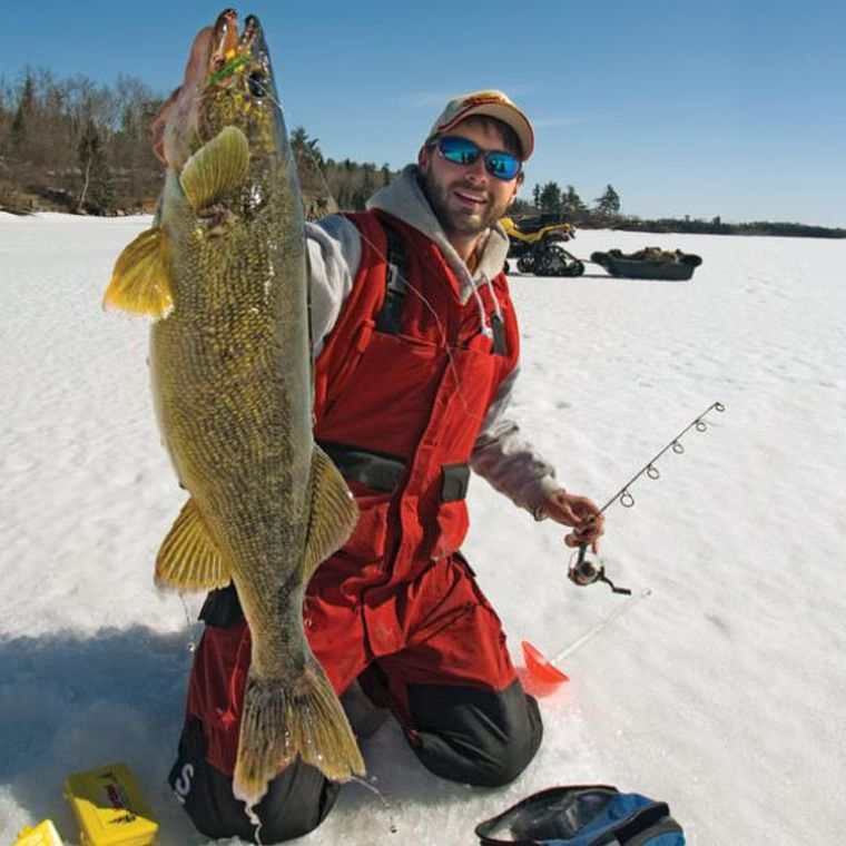 рыбалка на живца зима