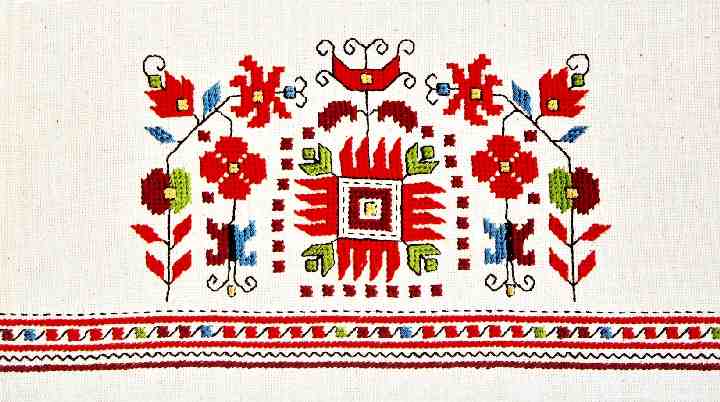 Красивые болгарские вышивки